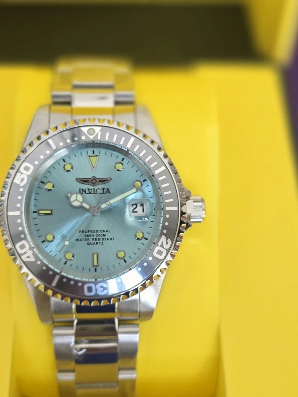 298. Invicta Pro Diver Anchoris Men's Watch - 37.5mm. Steel (48726)